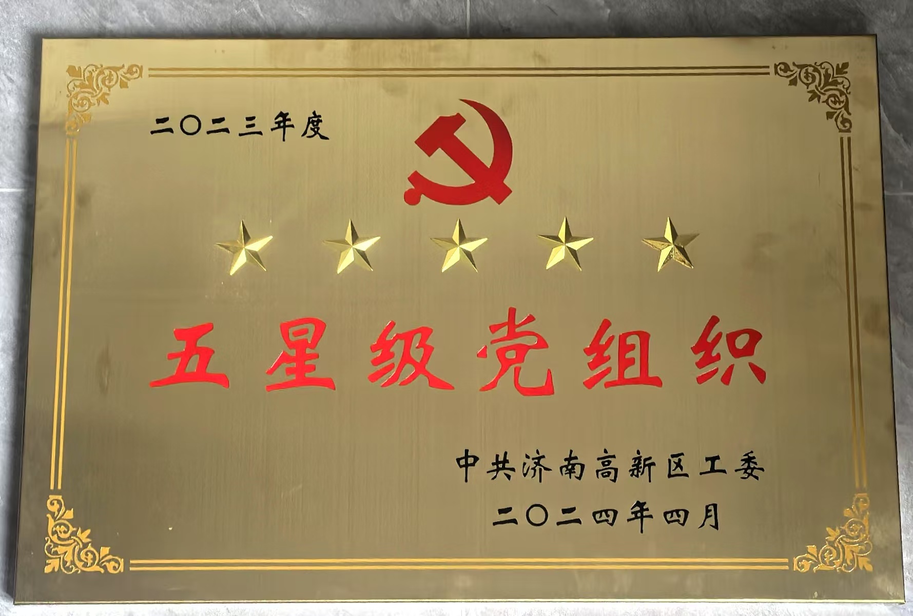 2023年度五星级基层党组织